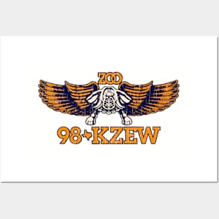 KZEW 98 FM Dallas 1973 Posters and Art